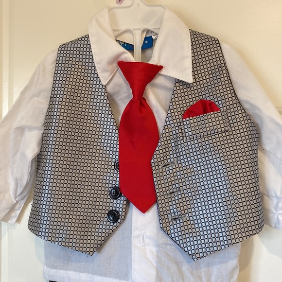 Toddler suit with clip on tie - Picture 2 of 6